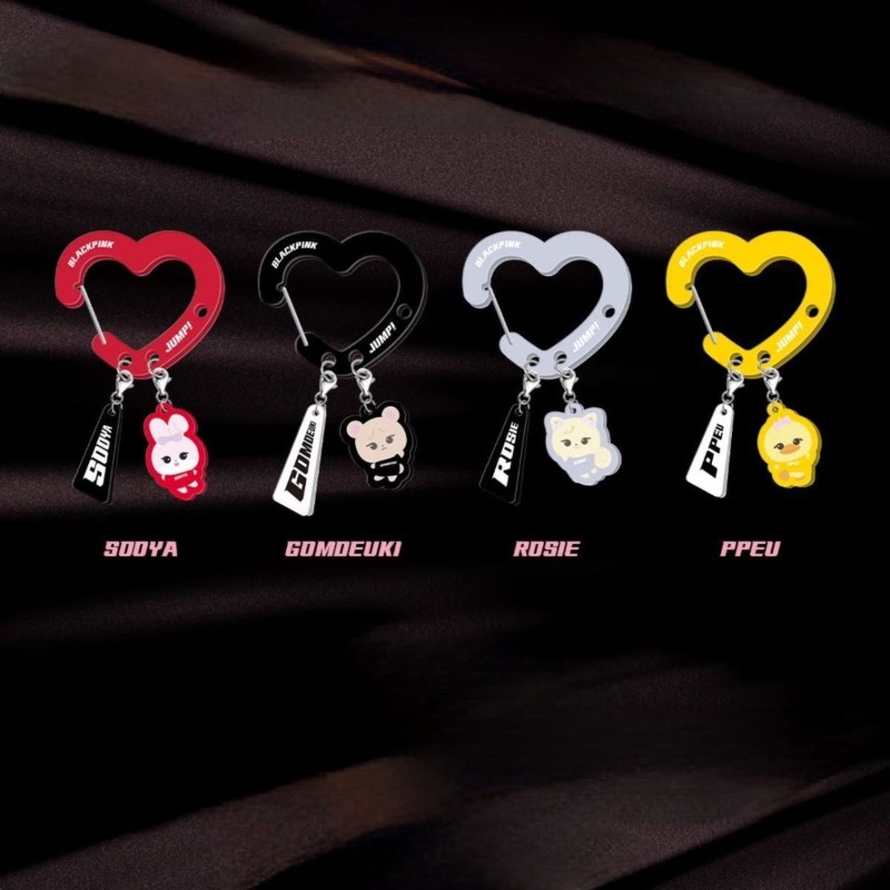 Black Pink Lovely Acrylic Fan‑ - مراجعة Carabiner Keychain وسعره