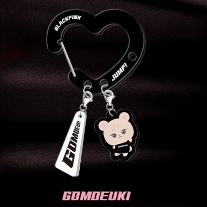 Black Pink Lovely Acrylic Fan‑ - مراجعة Carabiner Keychain وسعره