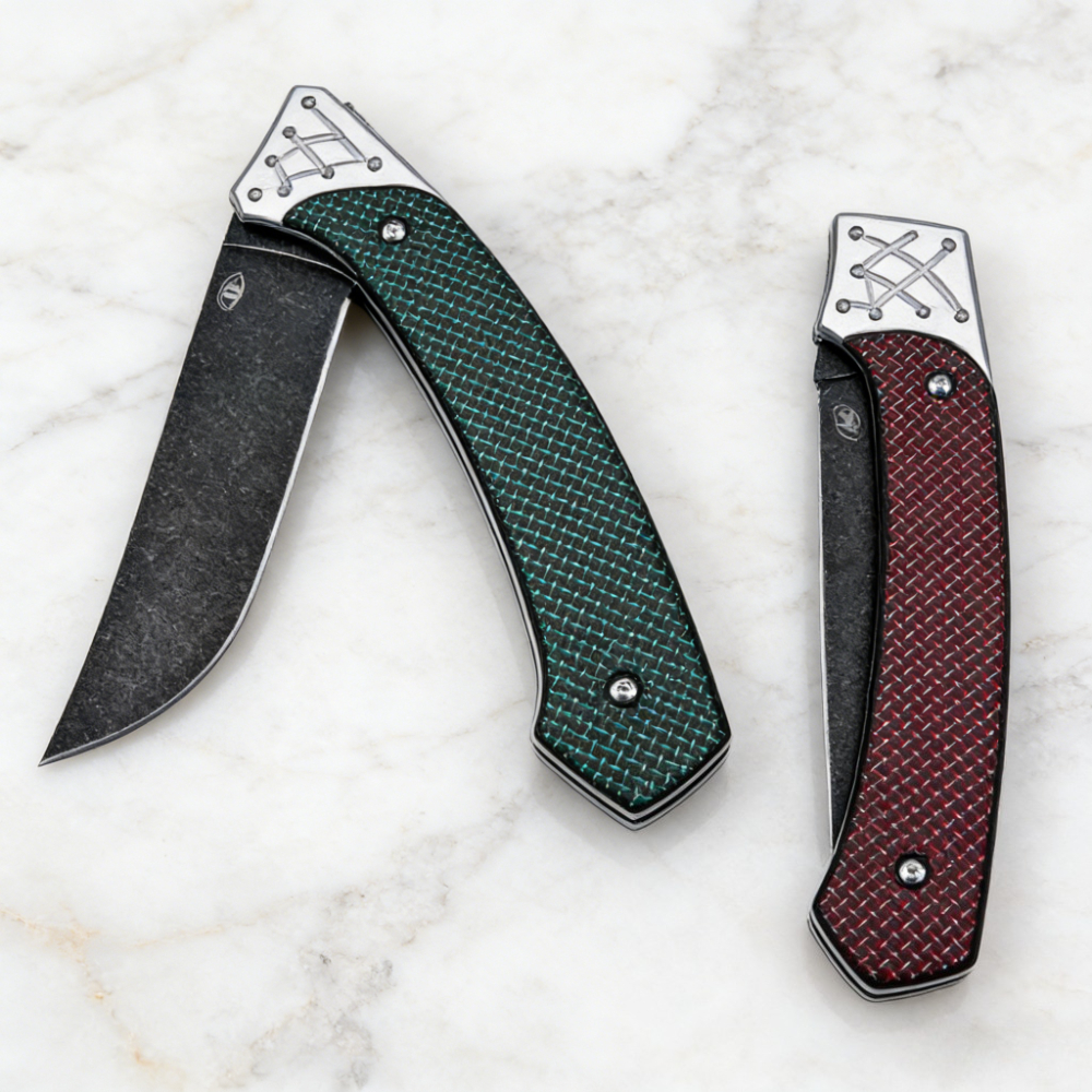 D2 Steel Folding Knife with Ca - مراجعة Edc Every Day Carry おもちゃ وسعره