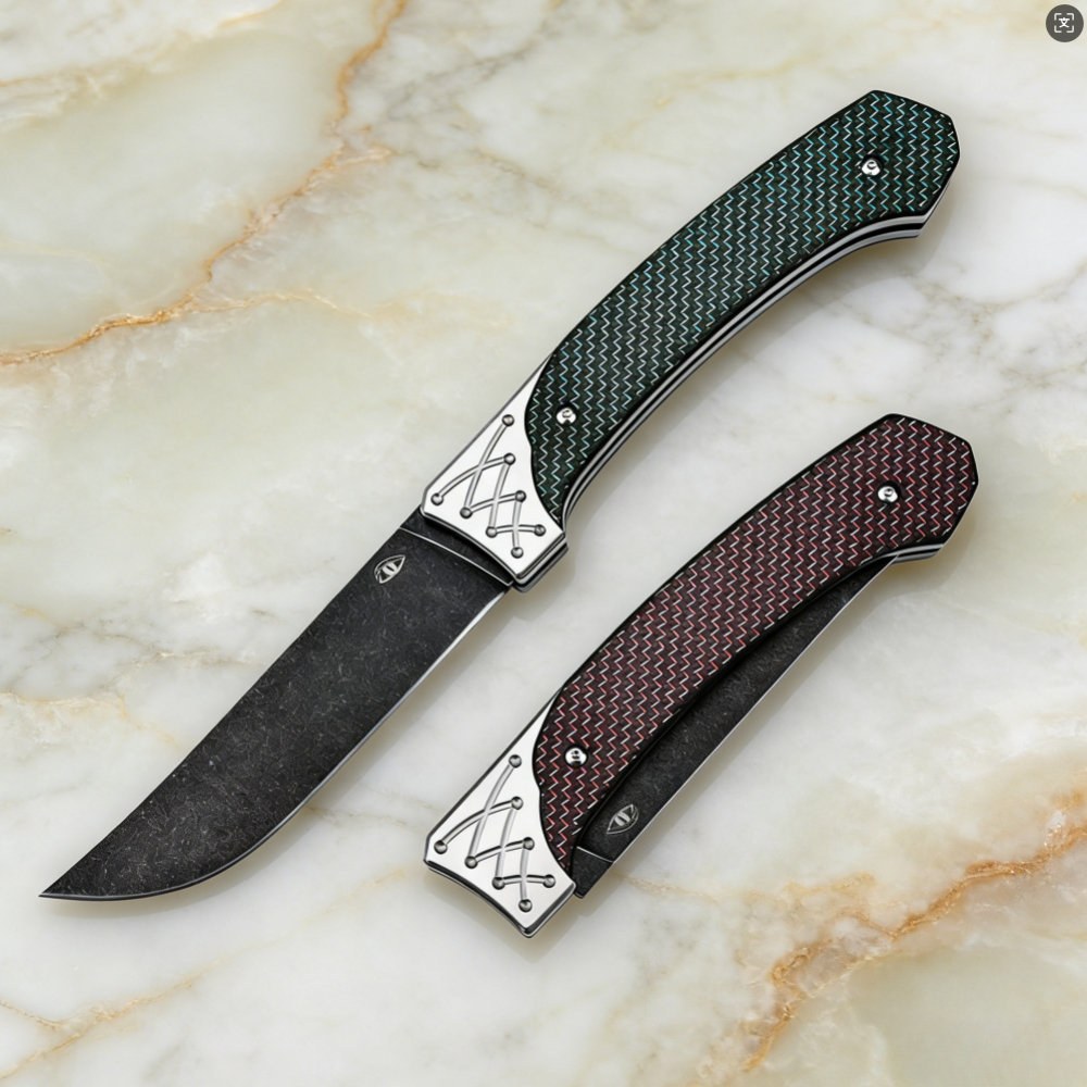D2 Steel Folding Knife with Ca - مراجعة Edc Every Day Carry おもちゃ وسعره