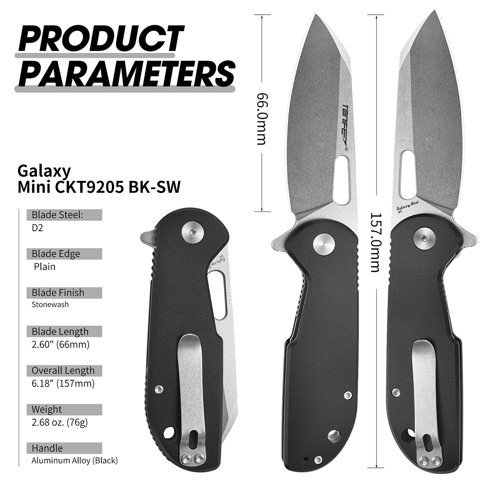 TONIFE Galaxy Mini CKT9205 Fol - مراجعة Edc Every Day Carry おもちゃ وسعره