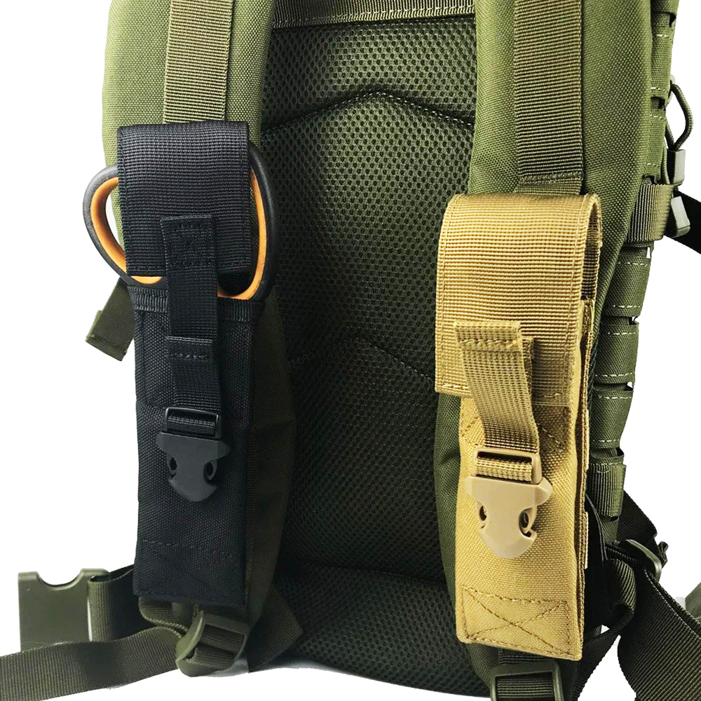 Flashlight Pouch Torch Holder  - مراجعة Edc Carry Flashlight وسعره
