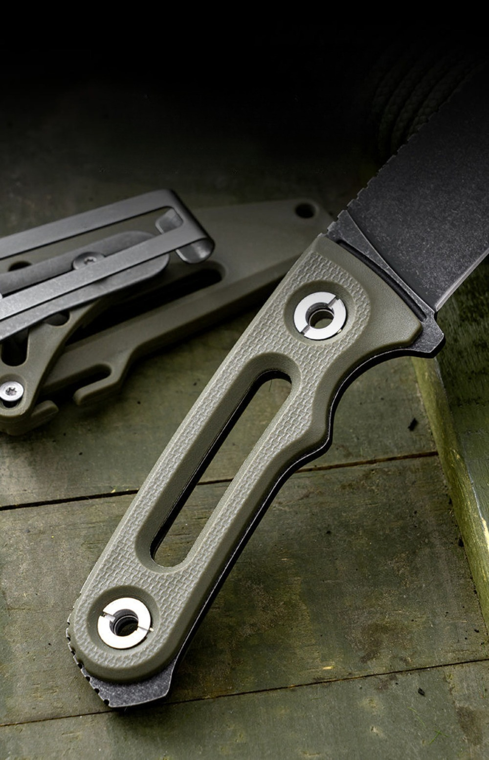 FX Portable Fixed Blade Knife  - مراجعة Edc Carry Fixed Blade Knife وسعره