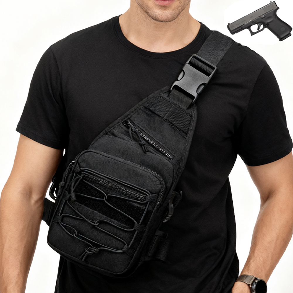 Tactical Gun Bag EDC Shoulder  - مراجعة Edc Concealed Carry Holster وسعره