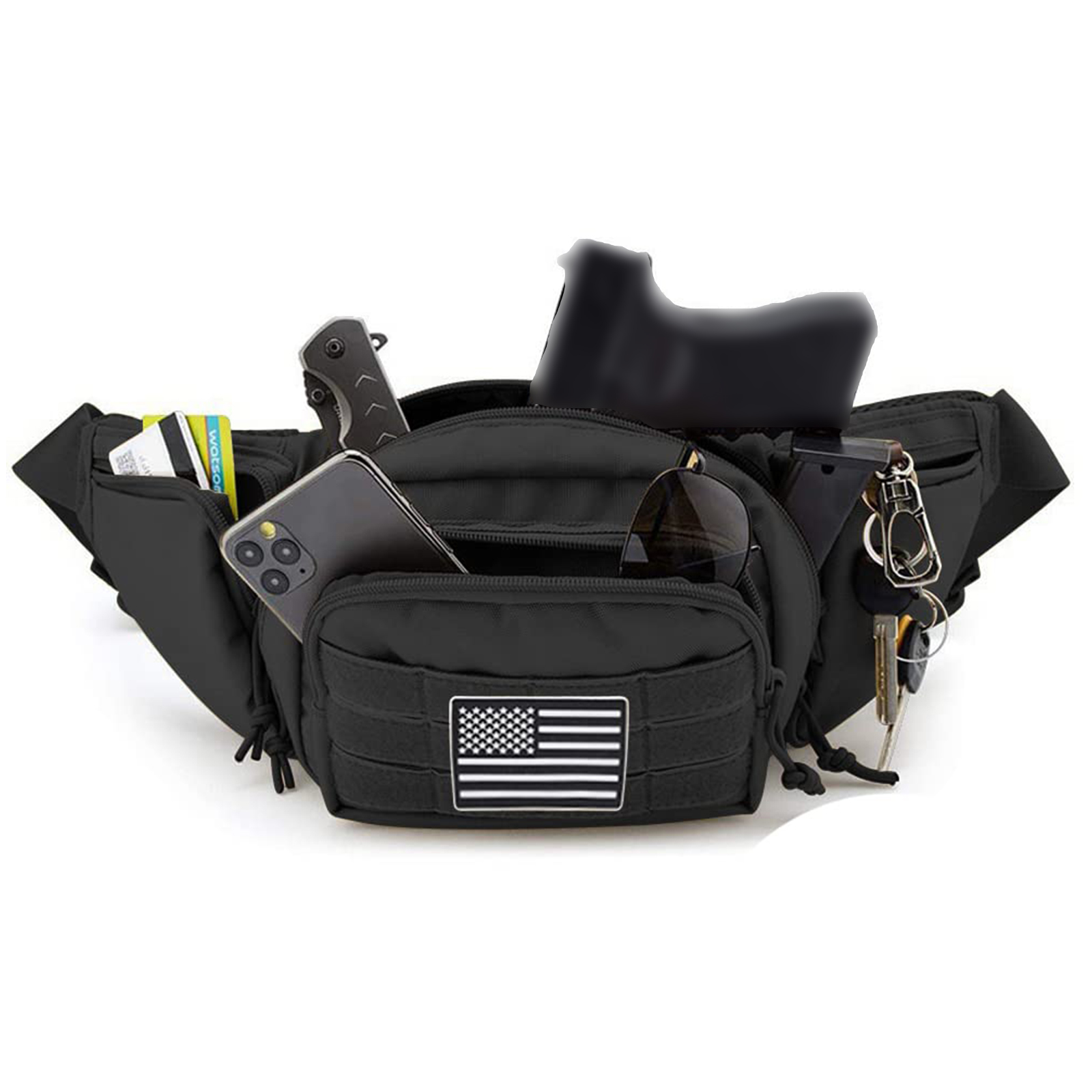 Tactical Fanny Pack Gun Holste - مراجعة Edc Concealed Carry Holster وسعره