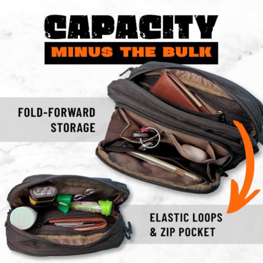 Tactical Fanny Pack for Men Co - مراجعة Edc Carry Fanny Pack وسعره