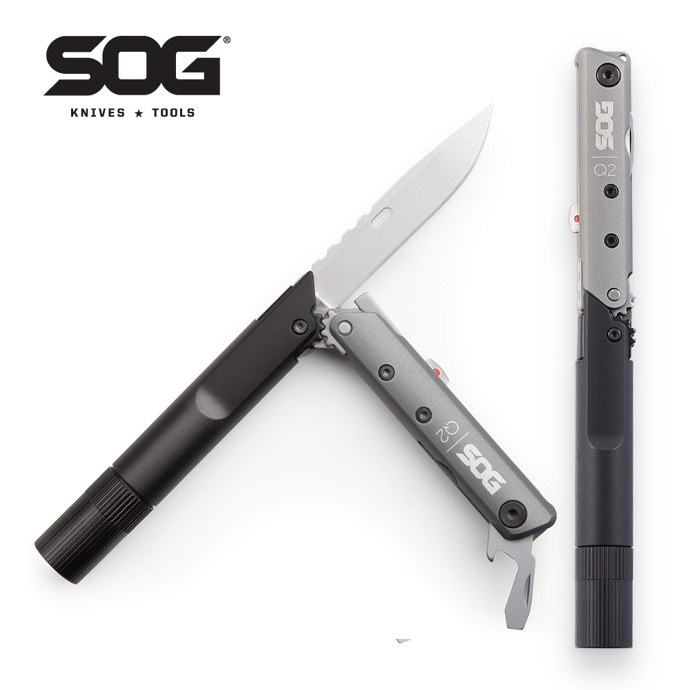 SOG BATON Q2 4 in 1 Multi-Tool - مراجعة Edc Carry Flashlight وسعره