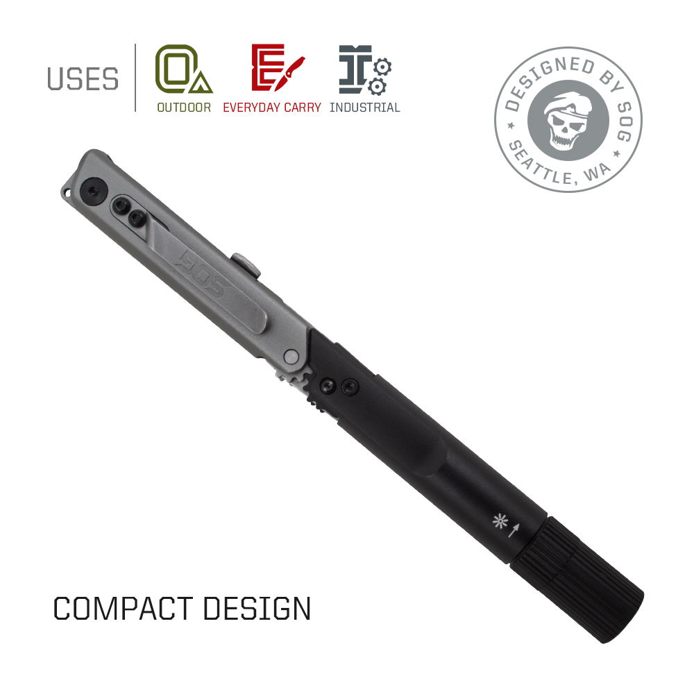 SOG BATON Q2 4 in 1 Multi-Tool - مراجعة Edc Carry Flashlight وسعره