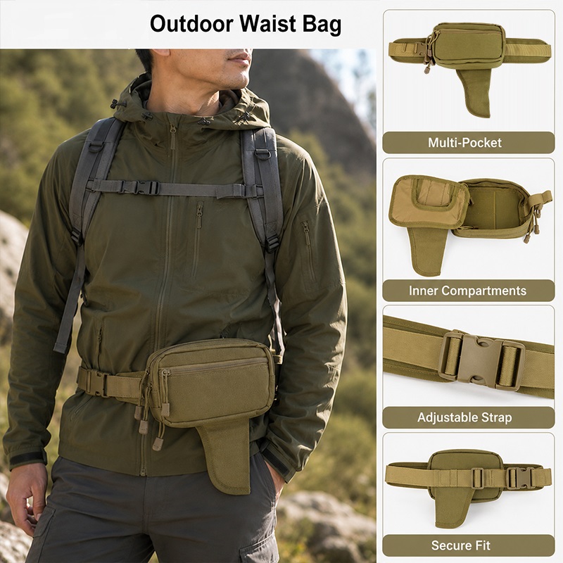 Multifunctional Waist Bag Nylo - مراجعة Edc Concealed Carry Holster وسعره