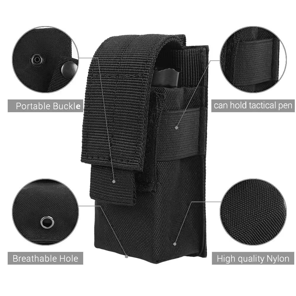 Modular MOLLE Waist Pouch: Fla - مراجعة Edc Carry Flashlight وسعره