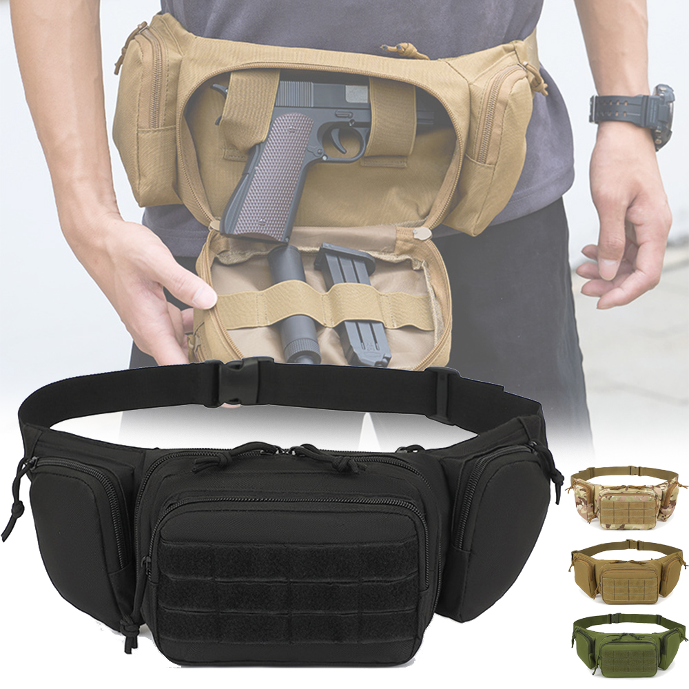 Tactical Fanny Pack Bag Concea - مراجعة Edc Carry Fanny Pack وسعره