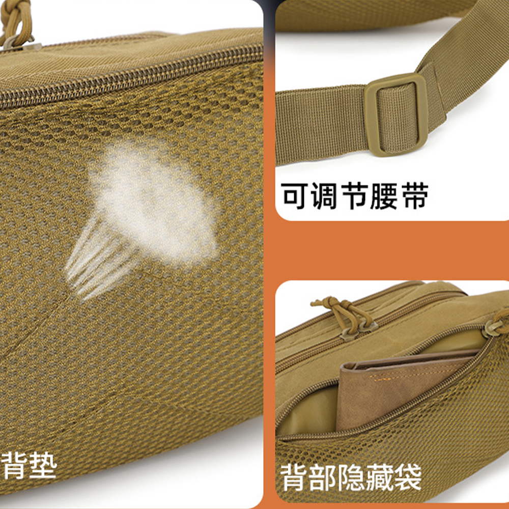 Tactical Fanny Pack Bag Concea - مراجعة Edc Carry Fanny Pack وسعره