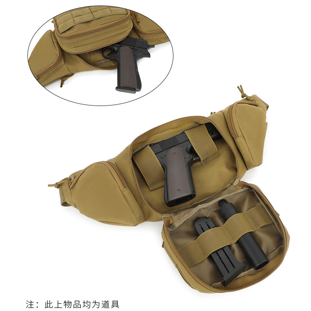 Tactical Fanny Pack Bag Concea - مراجعة Edc Carry Fanny Pack وسعره