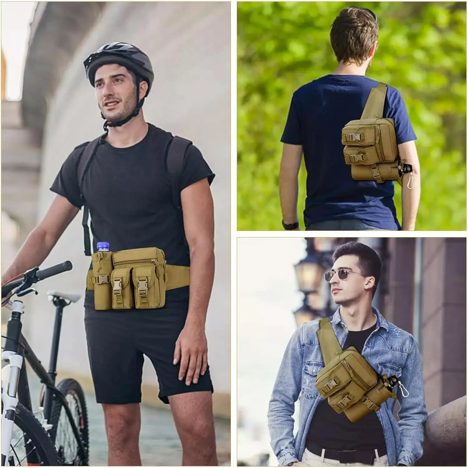 Tactical Fanny Pack for Men Co - مراجعة Edc Carry Fanny Pack وسعره
