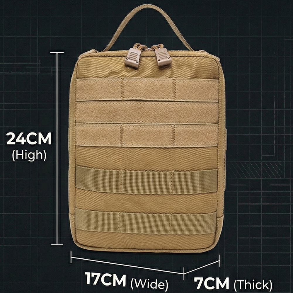 Tactical MOLLE First Aid Pouch - مراجعة Edc Carry Pouch وسعره