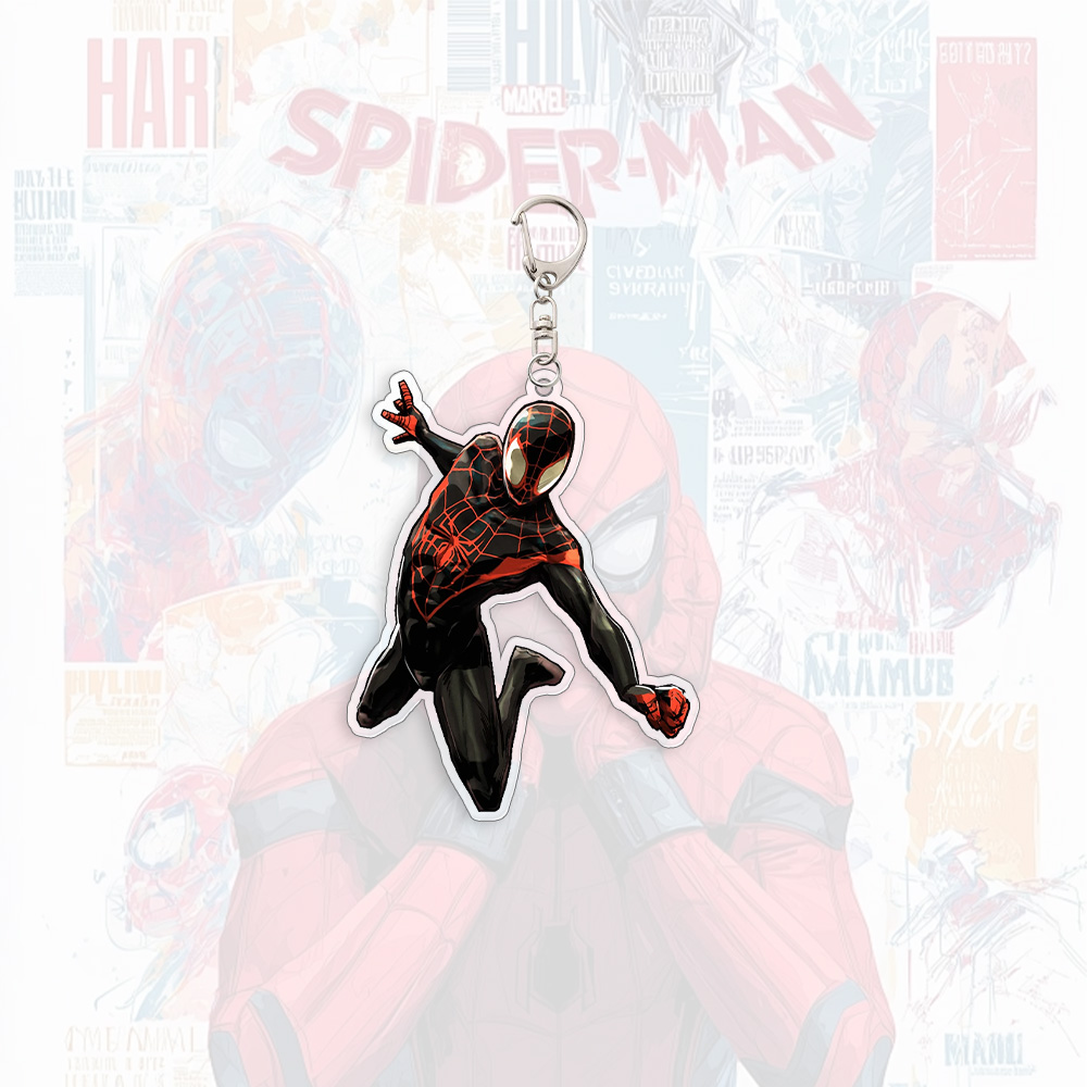 Spider Man Acrylic Keychain An - مراجعة Carabiner Keychain وسعره