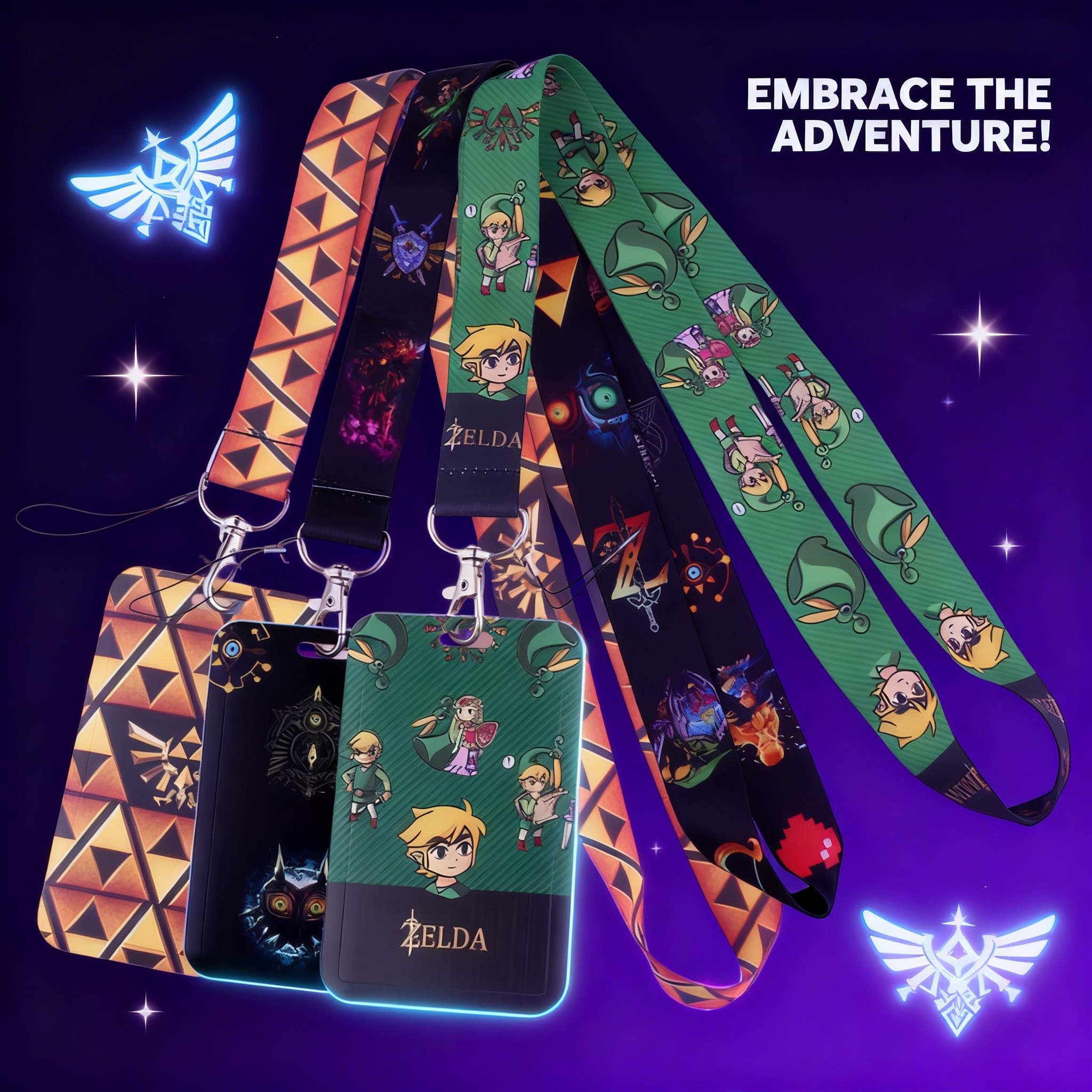 Cartoon Game Lanyards for Key  - مراجعة Carabiner Keychain وسعره